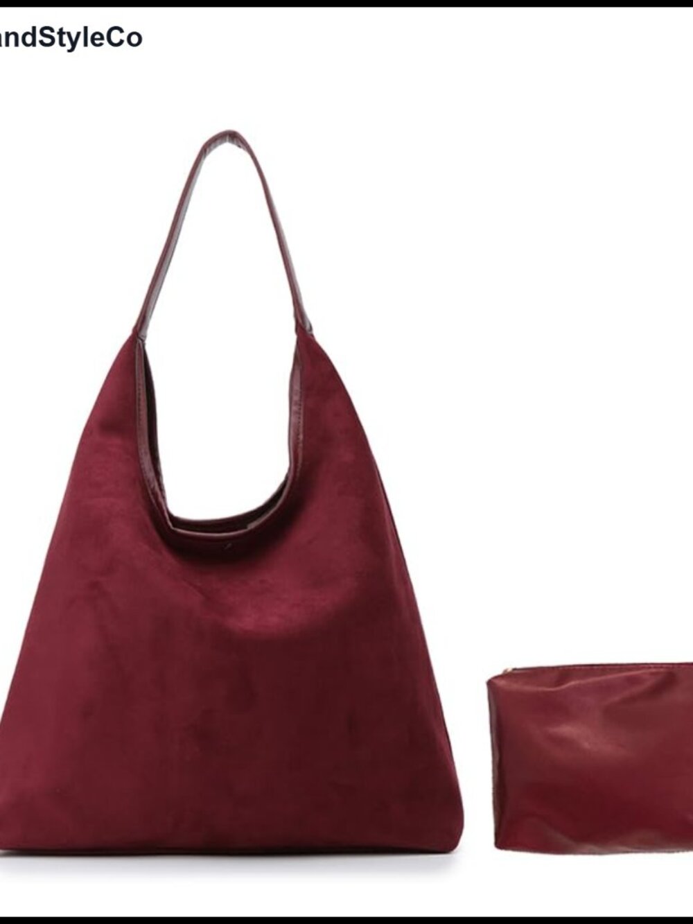 MAOILY Women's Faux Suede Tote Bag Large Capacity Magnetic Closure Shoulder